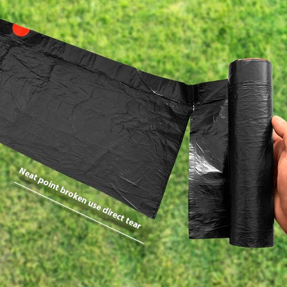 Extra Large Drawstring Garbage Bags – Thickened Black Waste Bags for Kitchen, Hotel & Commercial Sanitation