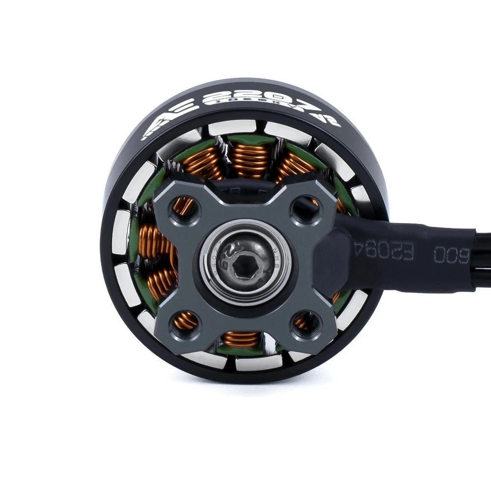 AxisFlying AE2207 V2 1860KV/1960KV Brushless Motor — 4~6S Lipo, 5mm Shaft for 5-Inch Propeller Drones
