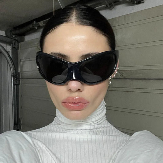 Y2K Punk Sunglasses – Luxury Vintage Oversized Designer Style 2026 Trendy UV Protection Shades for Men & Women Steampunk Gafas De Sol