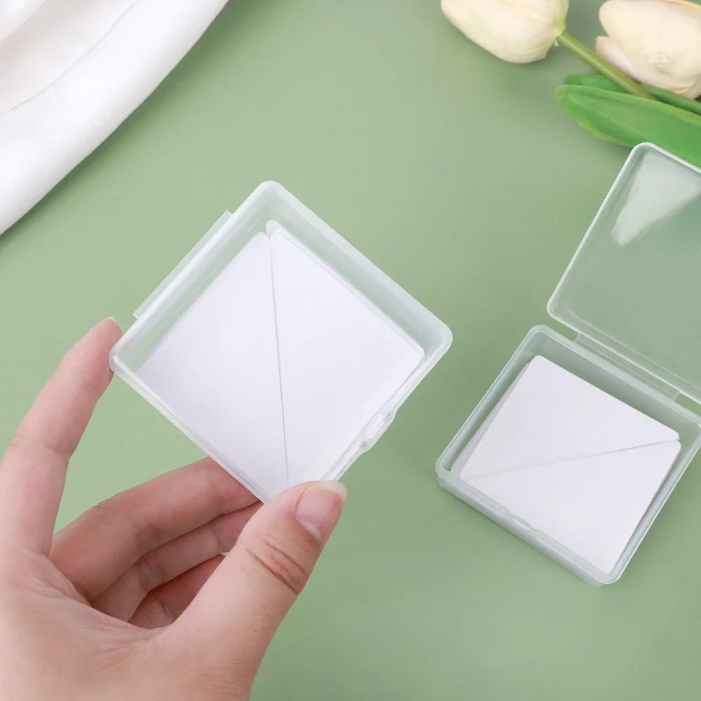 Collar Sticker Polo T-Shirt Stand Collar Shaper | Fixed Pads Anti-roll Adhesive | Clear Triangle Tape for Collar Tidy | Shirt Accessories