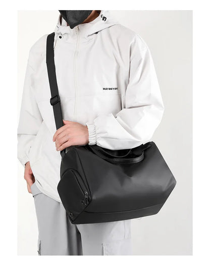 Zipper Large Capacity Oxford Travel Bag – Waterproof Fitness & Sports Luggage with Thickened Fabric