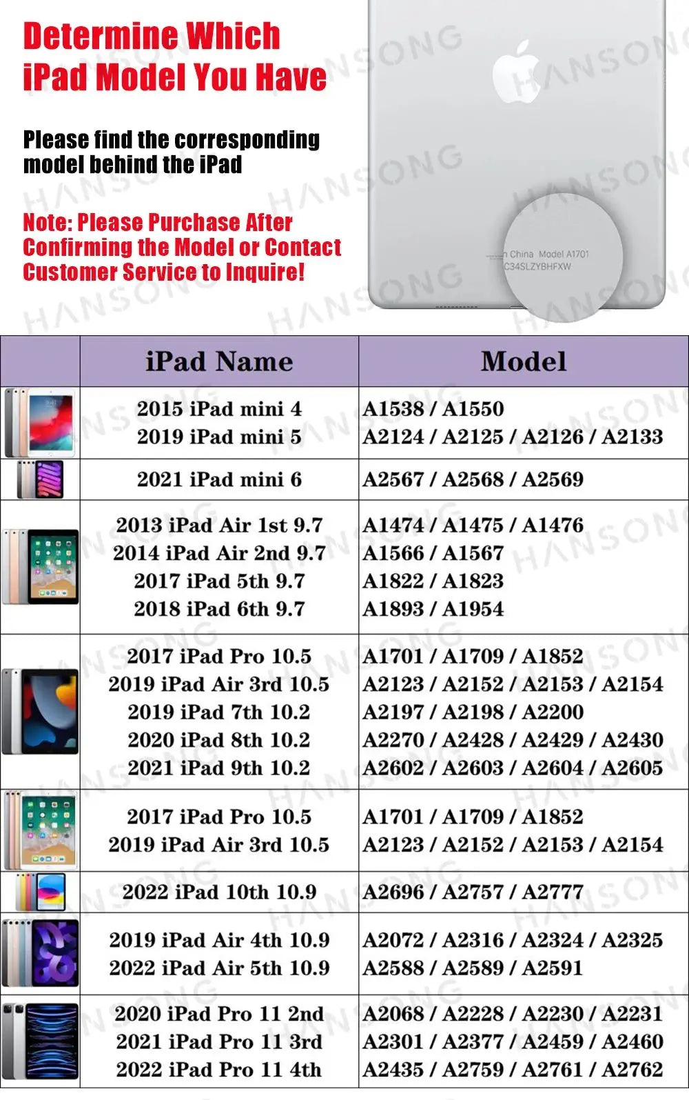iPad Case for Air 11/13 M2 (2024), Pro 11/12.9/13, 10th Gen, Mini 6 – Protective Cover for 9.7" to 13" Models