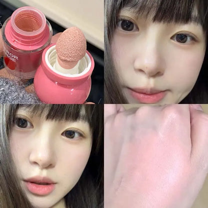 Herorange Dewy Liquid Blush - Blendable, Waterproof Radiant Cheek Tint for Everyday Makeup and Special Occasions