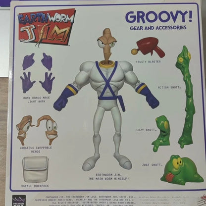 Genuine Earthworm Jim 2.0 PDNA 1/12 Scale Psy-Crow & Bob The Killer Action Figures – Collectible Worm Body Toys & Gifts