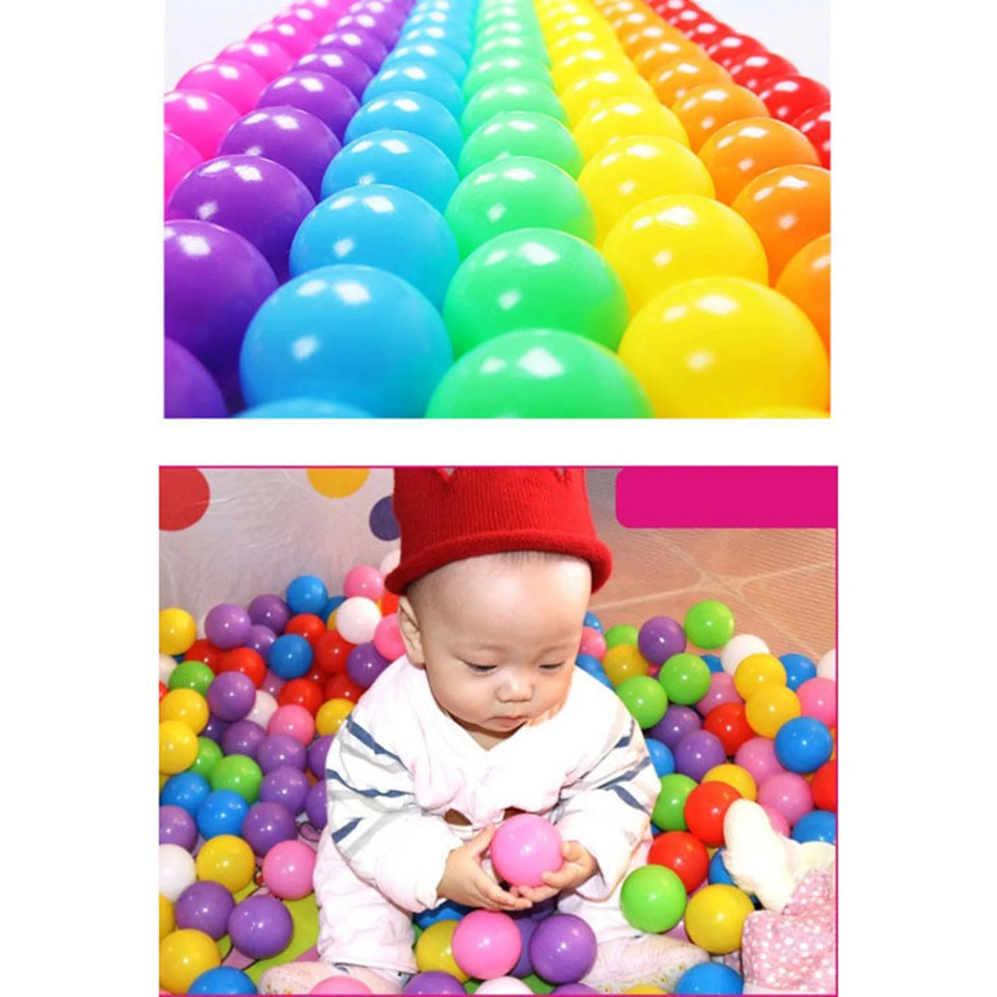50/100PCS Colorful Soft Water Balls – Outdoor Pool & Ocean Wave Balls for Kids, Baby Toys, Eco-Friendly Stress Relief Balls