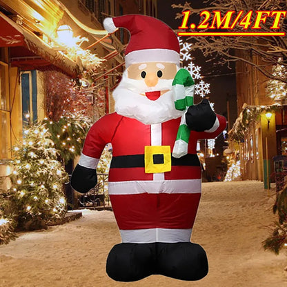 Christmas Inflatable Decoration – LED Light Toy Ornament for Xmas Party, New Year, Indoor and Outdoor Garden Decor