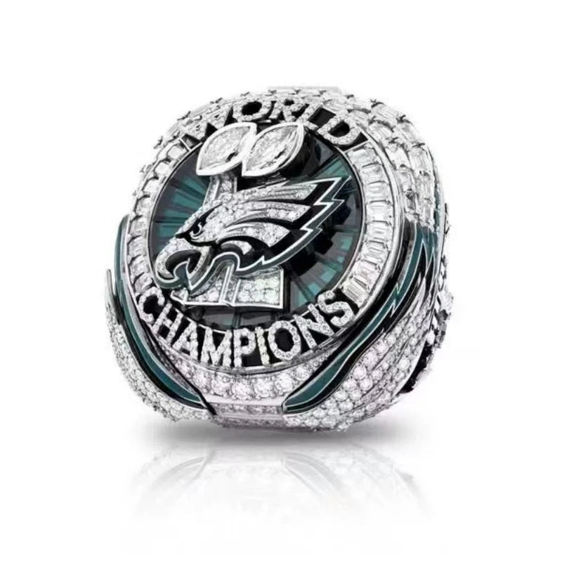 2025 Commemorative Stainless Steel Ring – Champion Rugby Gift for Boyfriend