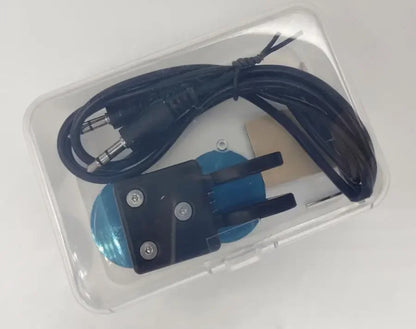 Mini Dual Paddle Key Morse Key - CW Key with Automatic Base and Magnetic Adsorption for Shortwave Radio