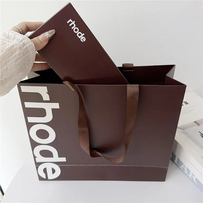 Rhode Bag iPhone Case - Lip Gloss Style Silicone Stand Cover for iPhone 17 Air 16 15 14 13 12 Pro Max Plus 16E