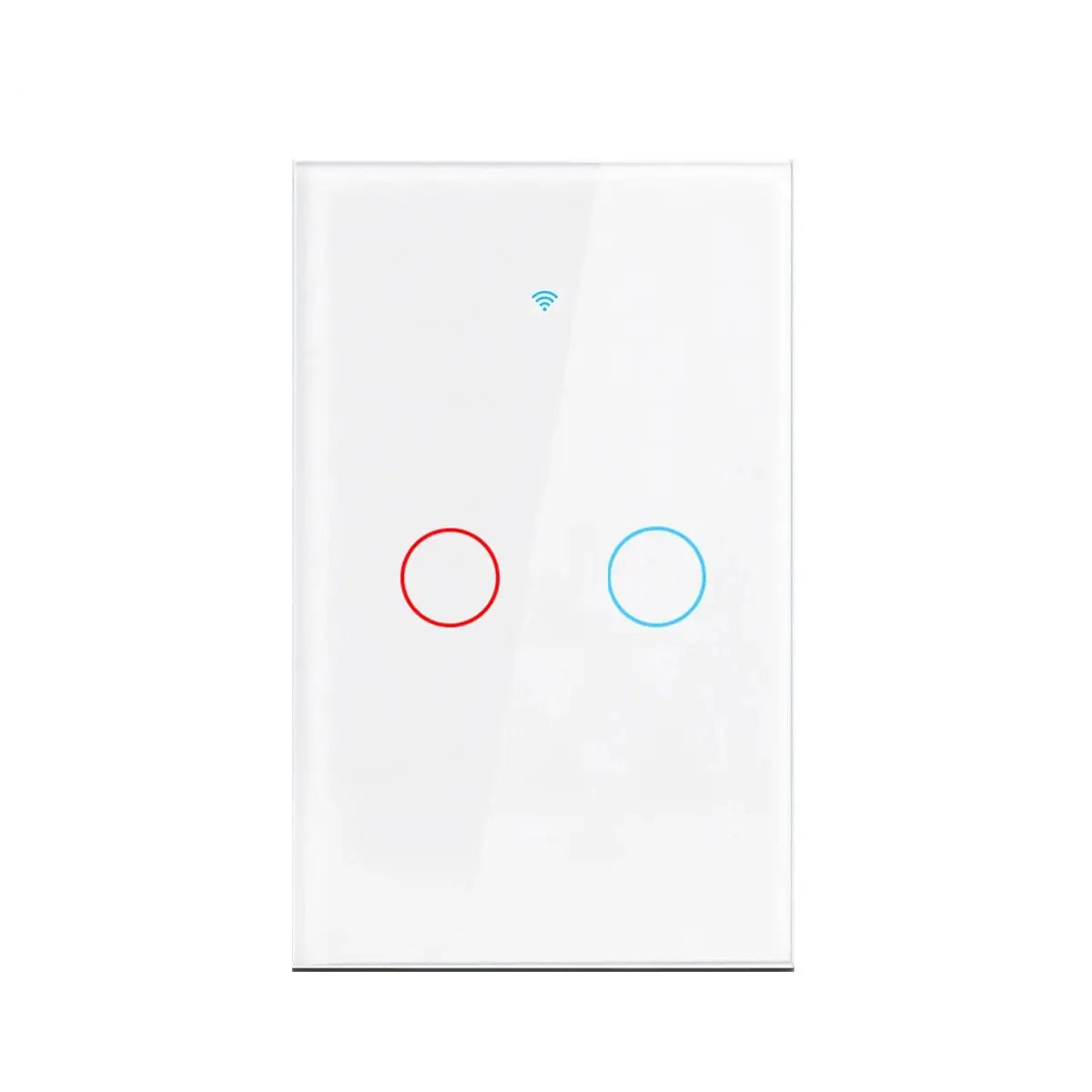 Tuya WiFi Smart Home Switch - US/EU Glass Touch Panel, Voice & Wireless Remote Control Compatible with Alexa & Google Home