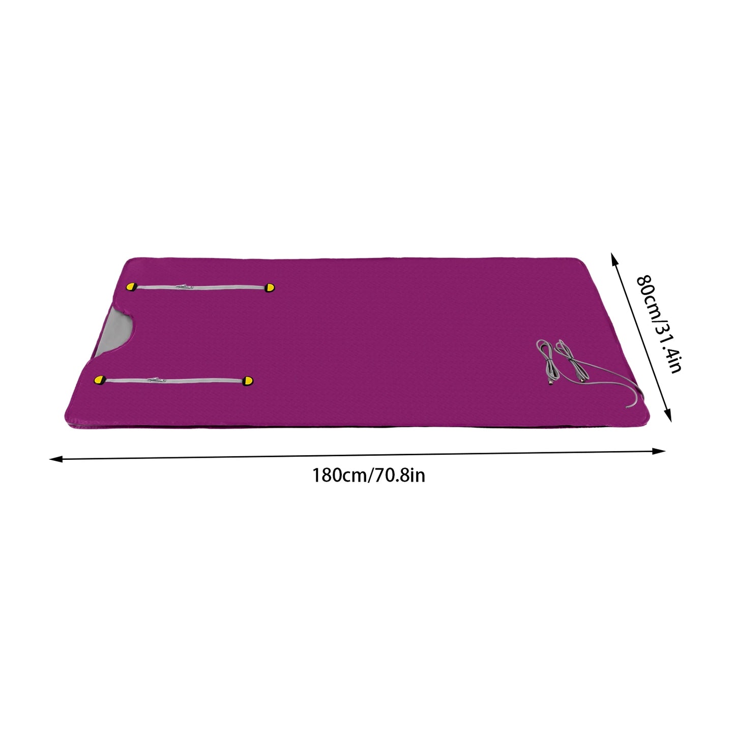 650W Portable Infrared Sauna Blanket – Remote Control Weight Loss & Beauty Machine, 180x80cm