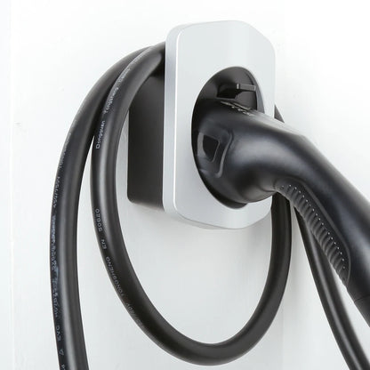 Peocke EV Charger Holder – Type 2/Type 1 Connector Socket Plug Wallbox Charging Cable Bracket for Extra Protection
