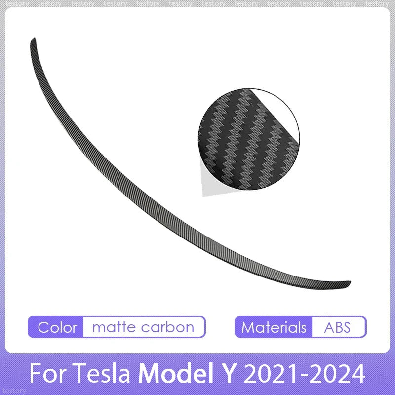 Tesla Spoiler Wing for Model Y & Model 3 Highland 2024 – ABS Rear Spoiler Accessory for Tesla 3/Y 2017–2024