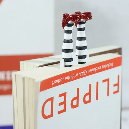 High-Quality 3D High Heels Bookmark - Handmade Legs Design, 18*5cm, Ideal for Book Lovers, Office & School Supplies