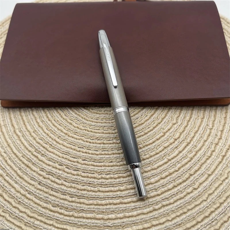 Jinhao 10 Limited Edition Gradient Fountain Pen — Retractable Press, EF/F Nib with Ink Converter, Writing Gift Pen
