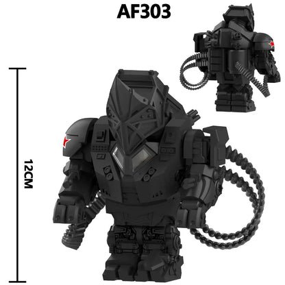 Model Doll Bricks Minifigures Action Figures – Cartoon Character Puzzle Building Blocks Birthday Toy for Kids