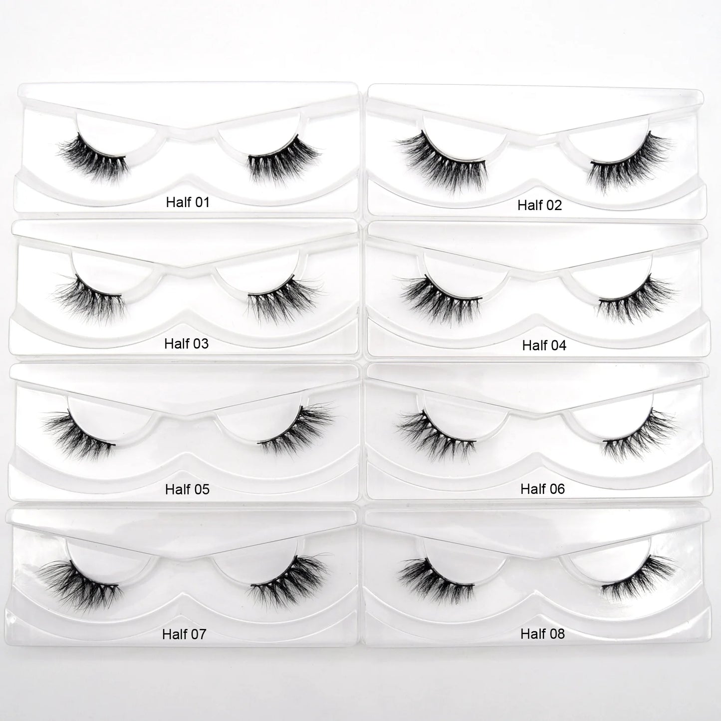 Visofree 3D Mink Eyelashes – 30/40/100 Pairs Handmade Full Strip Lashes with Tray, Cruelty-Free False Lashes for Makeup