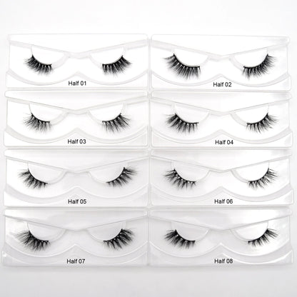 Visofree 3D Mink Eyelashes – 30/40/100 Pairs Handmade Full Strip Lashes with Tray, Cruelty-Free False Lashes for Makeup