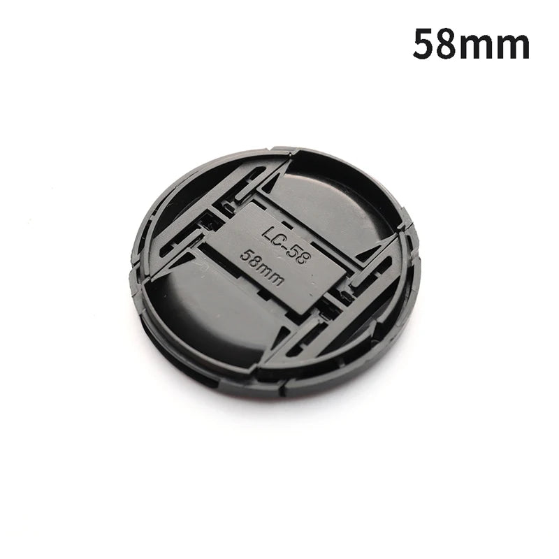 High-Quality Camera Lens Cap – Snap-On Front Lens Caps in 40.5mm, 49mm, 52mm, 55mm, 58mm, 62mm, 67mm, 72mm, 77mm, 82mm