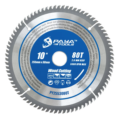 PAYA TCT Circular Saw Blade - ATB Framing Blade for Wood Cutting, TÜV Rheinland Tested & Certified