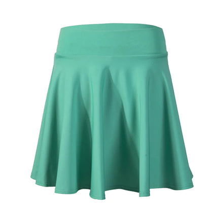 Women’s Flared Mini Skirt with Built-In Shorts – Pleated Skater Style Casual Fashion Skirt, Plus Size 2025 Design