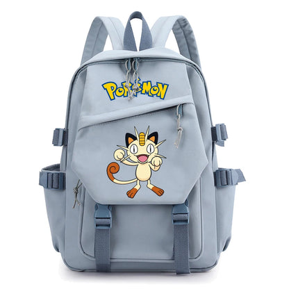 Pokemon Waterproof Women’s Backpack – Pikachu, Gengar, Snorlax Schoolbag for Girls & Students