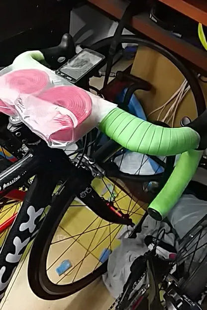 Bicycle Handlebar Tape – Anti-Vibration PU EVA Non-Slip Breathable Road Bike Bar Wrap for Racing