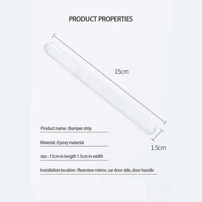 Protect Your Car: Transparent Anti-Scratch Door Edge Protection Strips - Bumper Scuff Plate and Rearview Mirror Anti-Collision Sticker for Added Safety