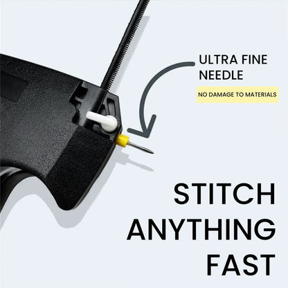 Clothing Fixer Micro Stitch Gun — Mini Fine Stitch Tagging Tool for Sewing, Quilting & Hemming