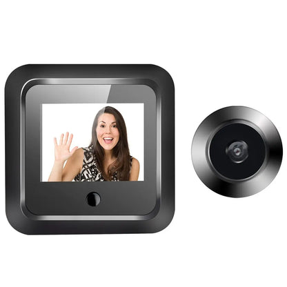 2.4" Smart Digital Door Viewer — 120° HD Security Camera, 240x320 Visual Doorbell, 300K Pixels