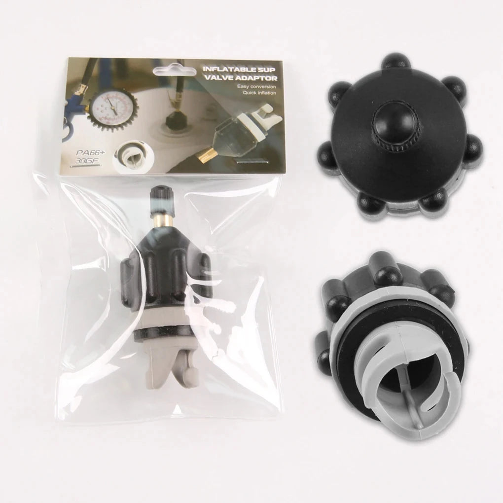 DIZETION Air Valve Adapter – Dustproof, Wear-Resistant Nylon Pump Adapter for Kayak, SUP Board & Boat Inflatable Valves