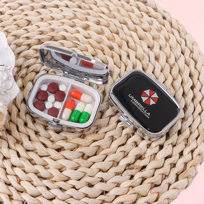 Horror Movie Metal Medicine Box - Moisture-Resistant Pill & Health Product Storage Case