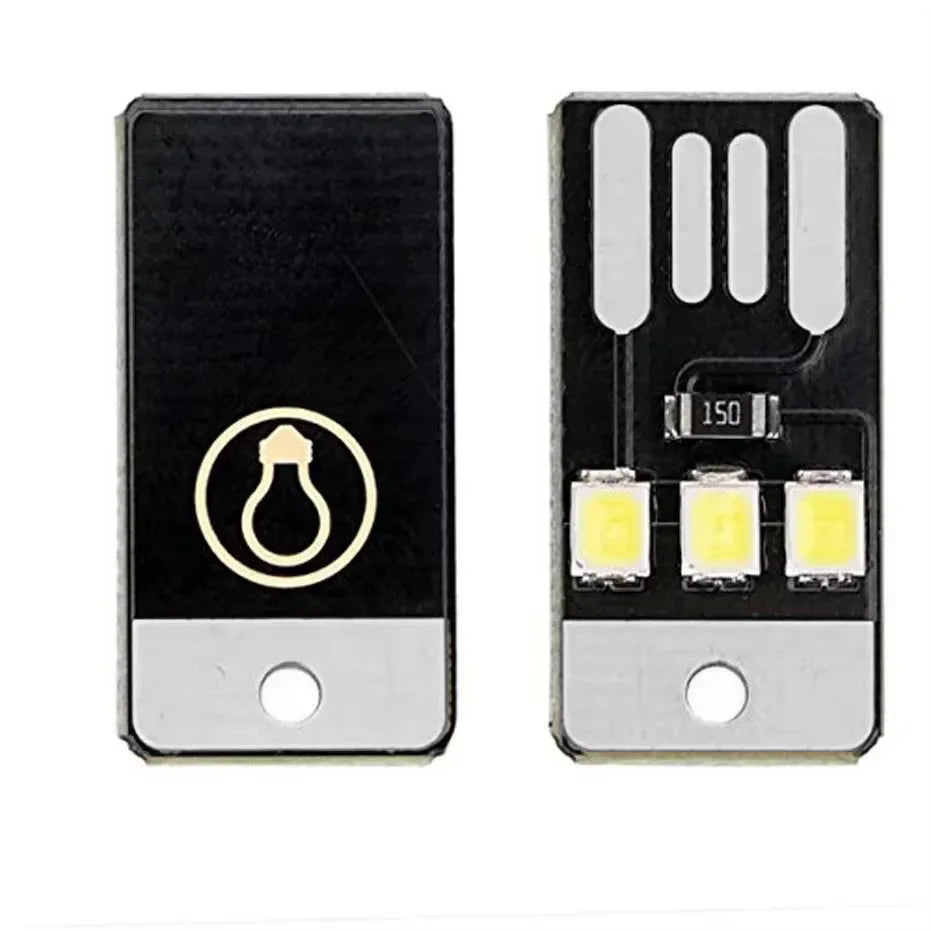 20-Pack Mini USB Book Lights - 2835 SMD LED Reading Lamps for Power Banks, Computers & Laptops