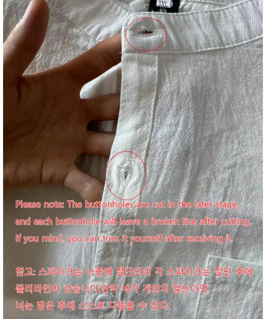 Men’s Stand Collar Short Sleeve Shirt - Spring Summer Casual Mid-Sleeve Plus Size Fashion Top