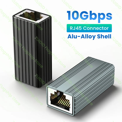 1/2/5/10Pcs 10Gbps RJ45 Coupler – Female to Female Gigabit Network Extender for Cat8/Cat7/Cat6 Ethernet Cable Adapter
