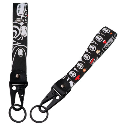 Anime Eagle Beak Keychain – Cool Short Lanyard for Phone, Badge Holder & USB Pendant