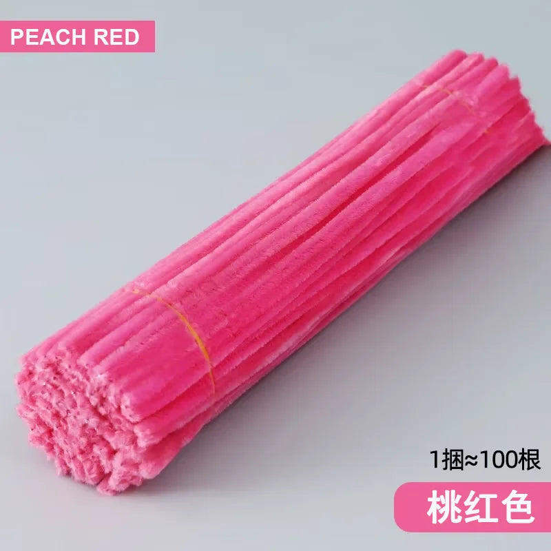 100/50PCS Chenille Stems Bulk – 22 Colors Pipe Cleaners for Kids’ Crafts, DIY Art Projects & Decorations (6mm x 12in)