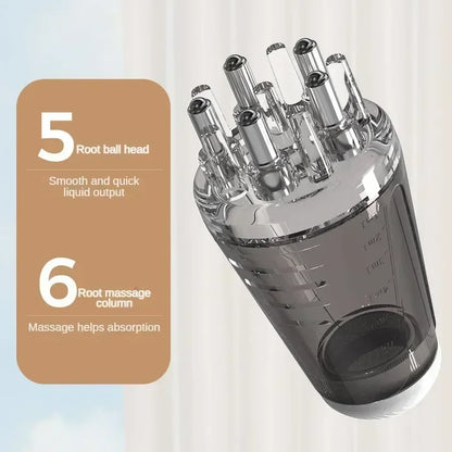 Portable Scalp Applicator Liquid Comb - Mini Massage Comb for Essential Oil Guiding Massager, Anti Hair Loss Scalp Care Tool