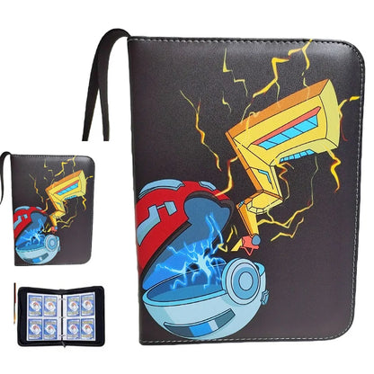 NEW Pokémon Card Album — 400pcs Binder Zipper PU Leather Storage Book for Anime Card Game Collection