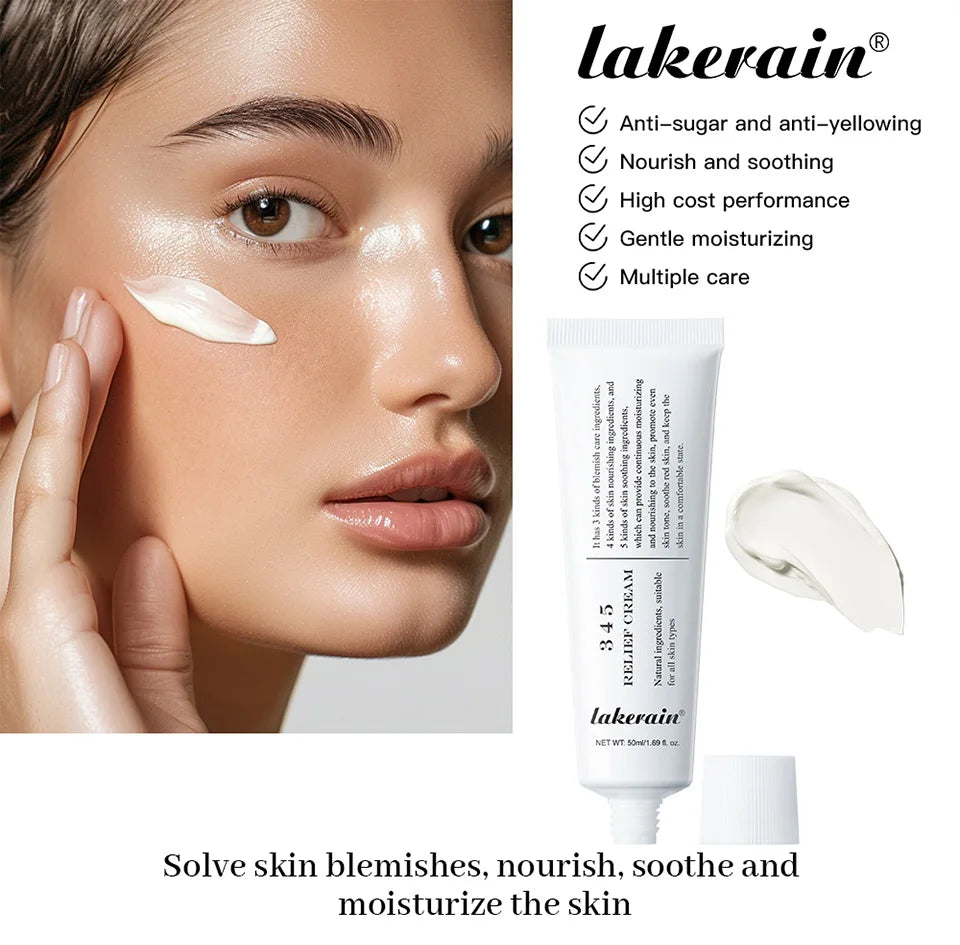 345 Relief Cream – Moisturizing & Soothing Care for Blemish-Free, Nourished Skin