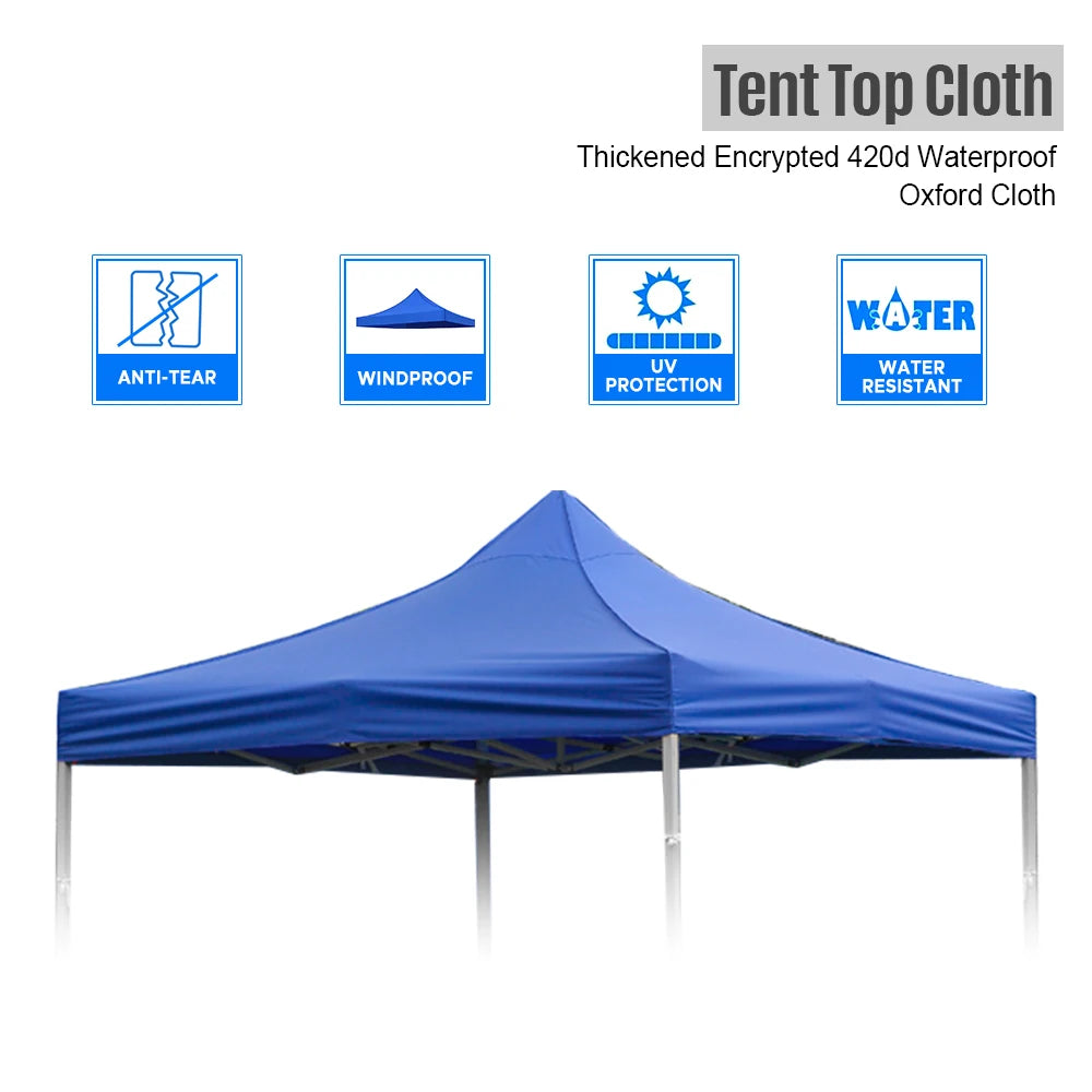 Outdoor Tent Sidewall with Window – Waterproof, Wear-Resistant, UV-Resistant Curtain for Camping Tents