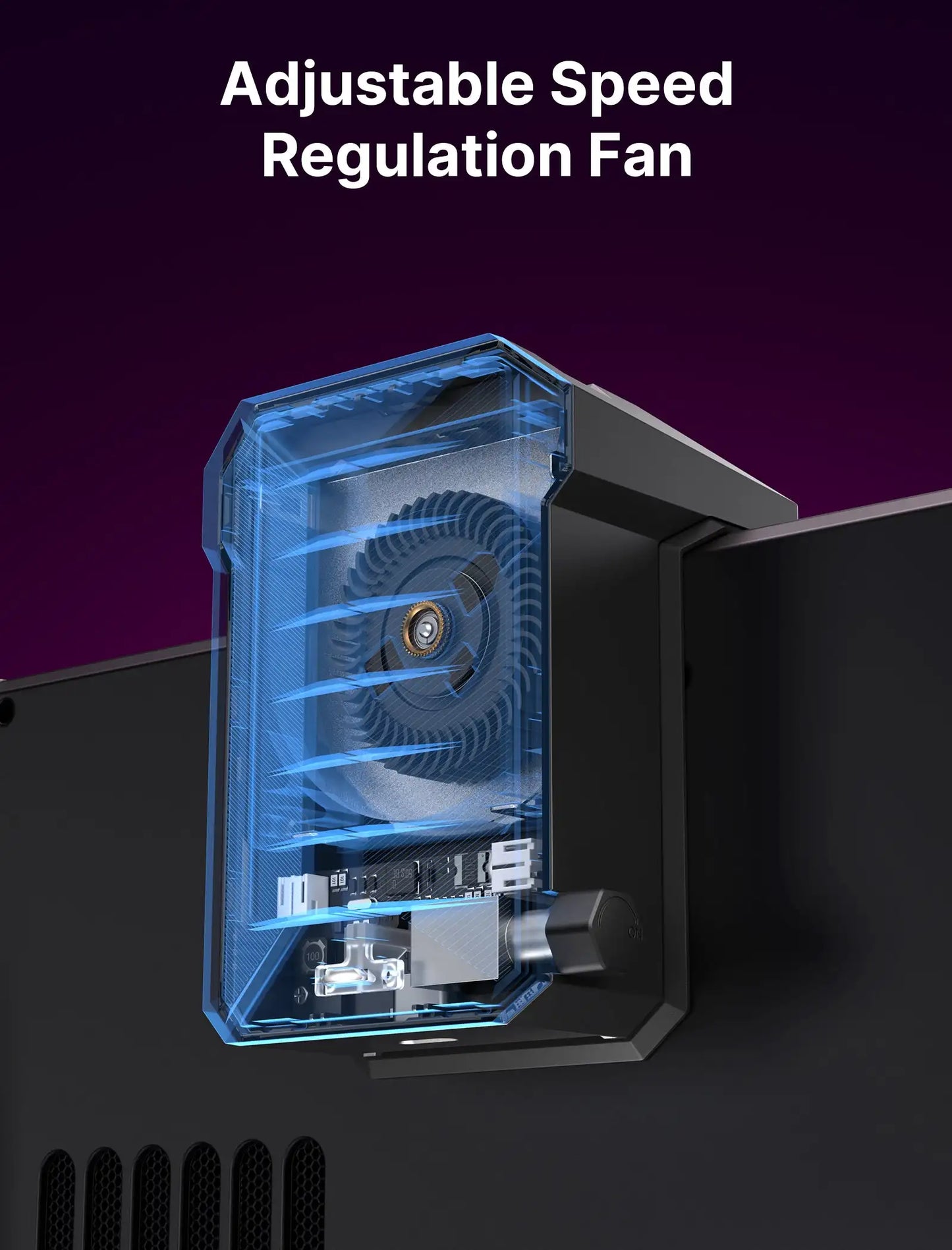 JSAUX Cooling Fan for Steam Deck LCD & OLED – GP0200 High-Performance Cooler Accessory for Steam Deck Heat Dissipation System