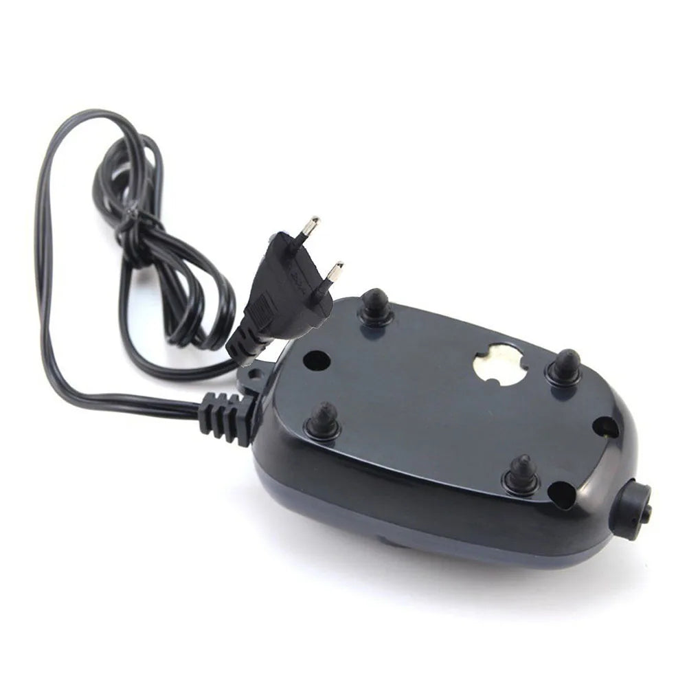 Mini Aquarium Air Pump - Single/Double Outlet Compressor with Check Valve Tube for Fish Tanks - 220V 3W/5W