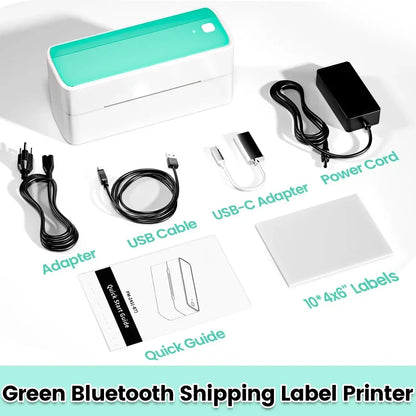 Phomemo 241 Bluetooth Thermal Label Printer – Wireless 4x6 Shipping Label Printer Compatible with iPhone, Android, Mac & Windows
