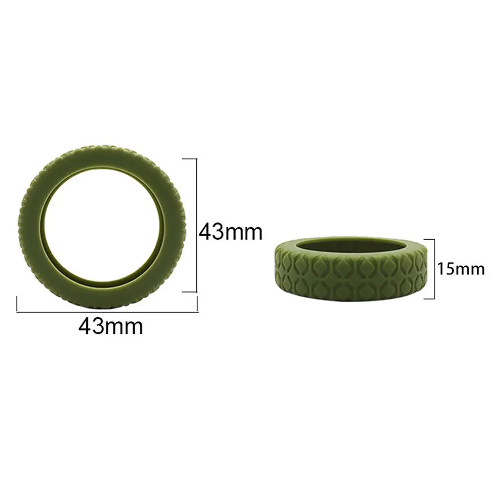 Silicone Luggage Wheel Protectors — Wear-Resistant Covers for Spinner Suitcase Wheels