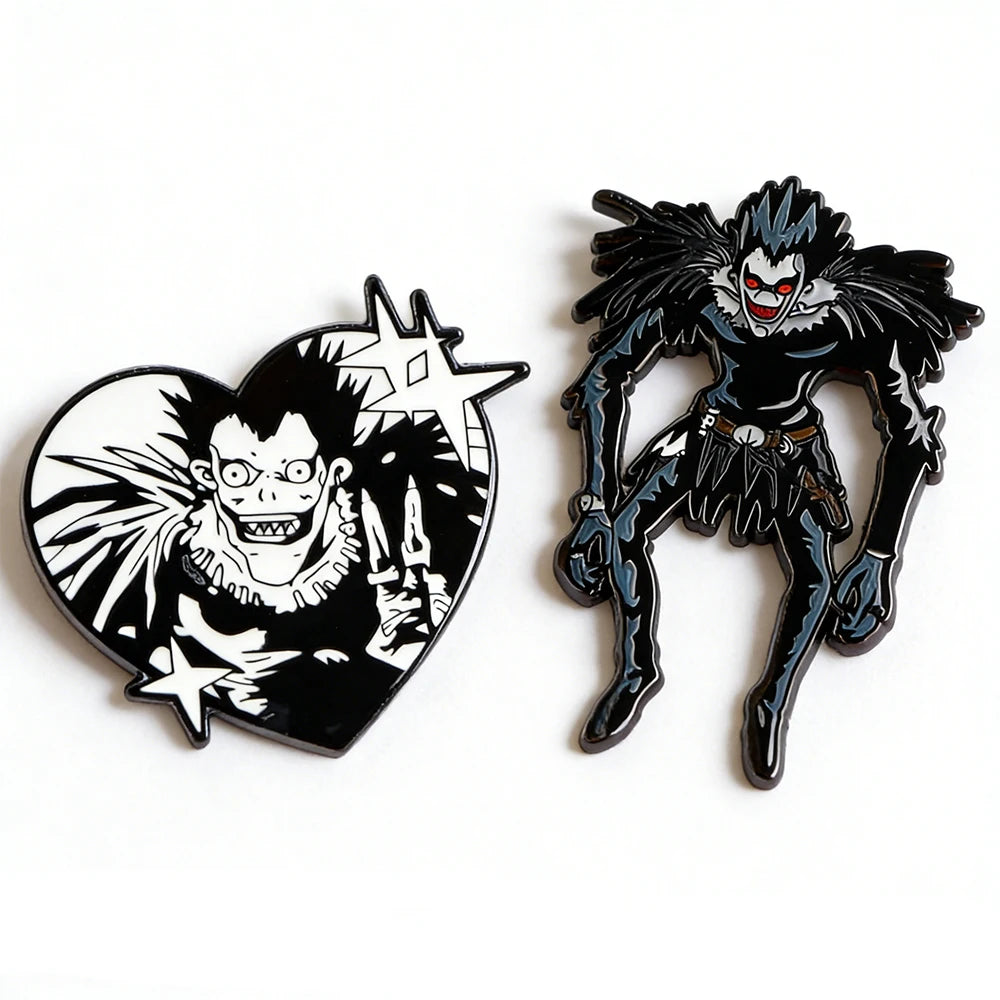 Death Note Ryuk Enamel Pin - Anime Shinigami Lapel Brooch for Manga Fans, Backpacks and Clothing Decor