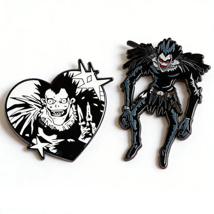 Death Note Ryuk Enamel Pin - Anime Shinigami Lapel Brooch for Manga Fans, Backpacks and Clothing Decor