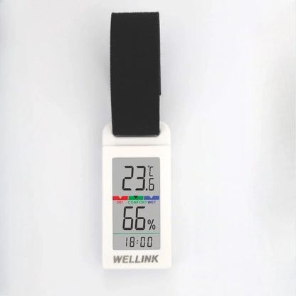 Mini LCD Thermometer & Hygrometer - Portable Temperature & Humidity Meter for Camping, Hiking, Vehicle & Indoor Use