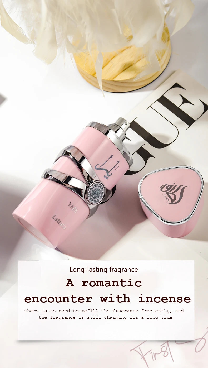 100ml Original Yara Moi Tous Asad Perfume Spray - Long-Lasting Men's and Women's Fragrance with Pheromones, Ideal Gift