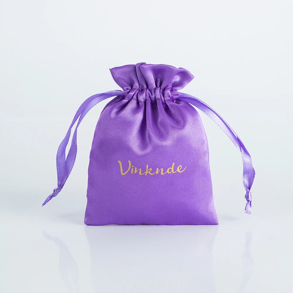 100PCS Silk Satin Jewelry Gift Bags – Drawstring Pouches for Necklace, Bracelet & Earrings, Wedding Party Favor & Christmas Gift Packaging, Custom Logo Ready